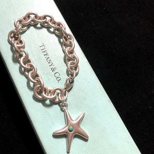 Tiffany & Co Elsa Peretti Starfish Silver Bracelet